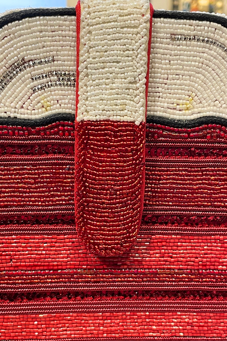 Down the Chimney Beaded Bag