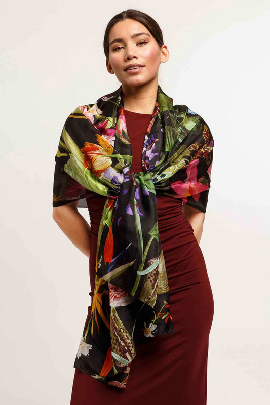Botanical Garden Digital Silk Wrap -COMING SOON