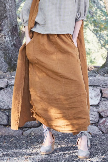 Shelby Skirt in Light Linen