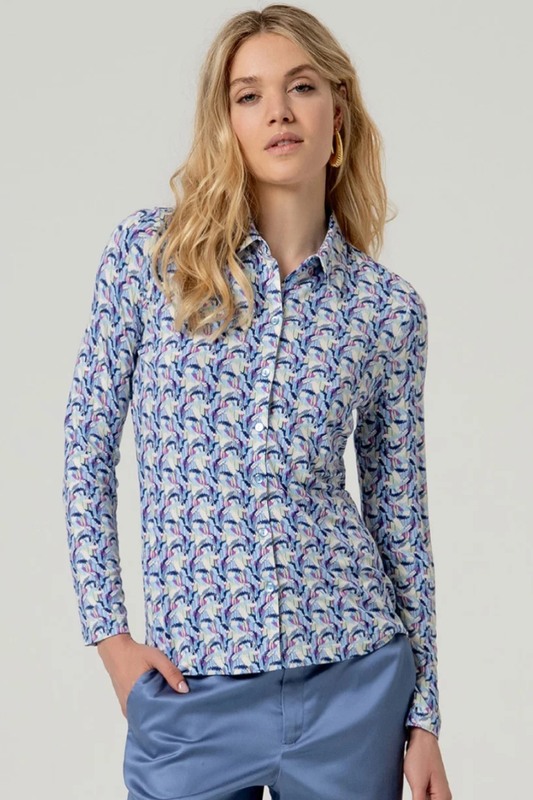 Blue Print Shirt