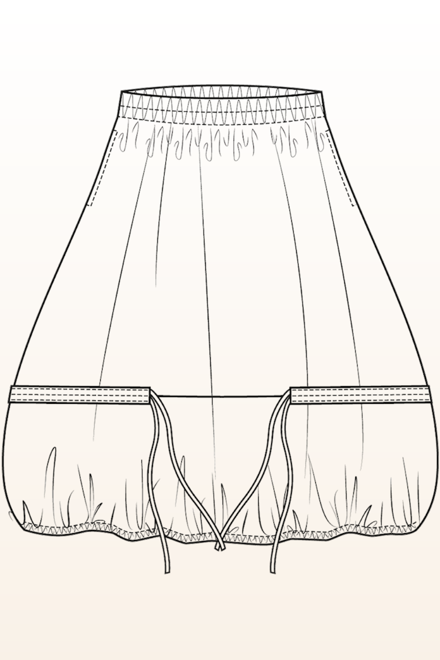 Seersucker Skirt and Top Set