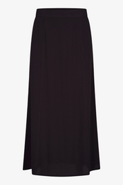 Long Black Viscose Skirt