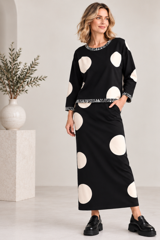 Cotton Dot Skirt