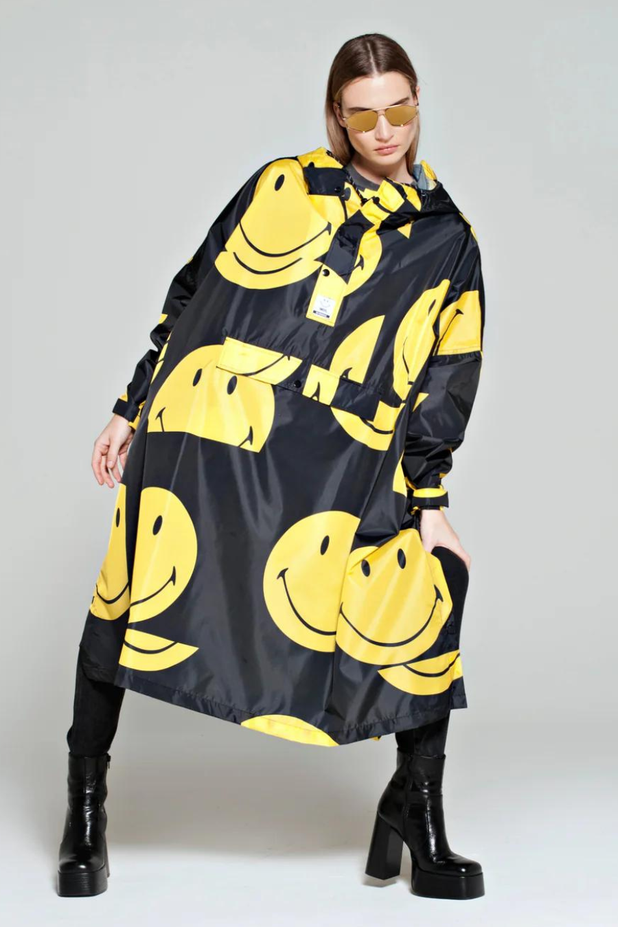 All Smiles x Smiley - Rain Poncho-SOLD OUT ON RE-ORDER