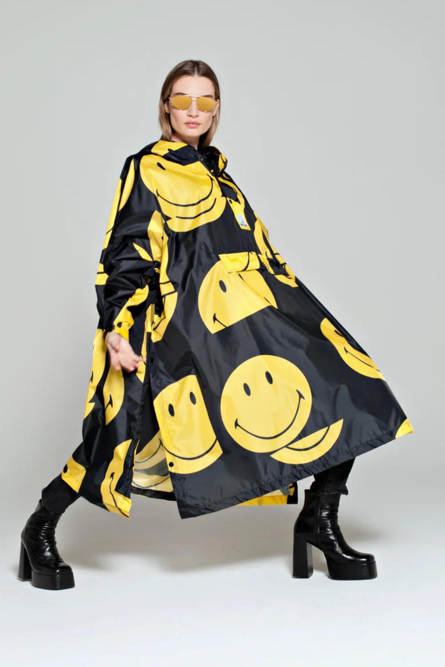 All Smiles x Smiley - Rain Poncho-SOLD OUT ON RE-ORDER