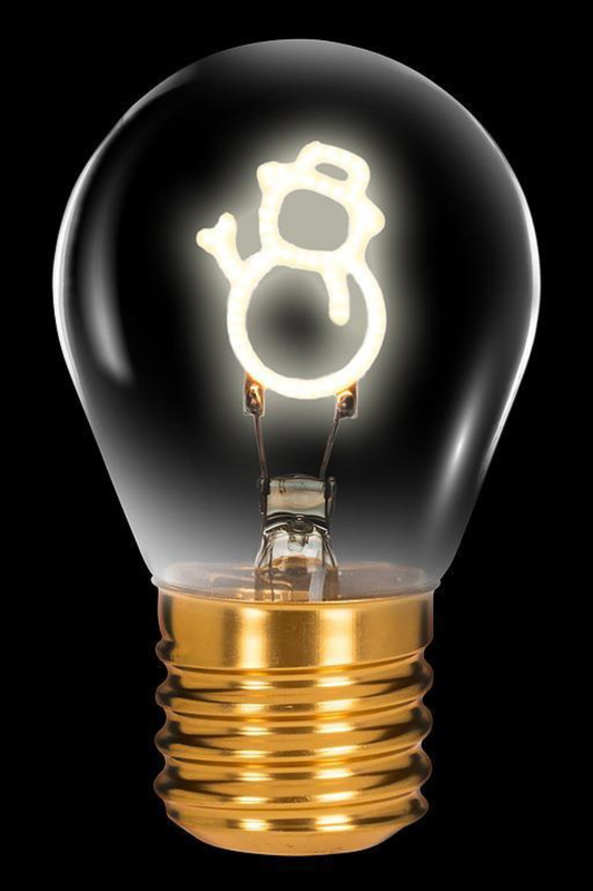 Snowman Neon LED Lightbulb-COMING SOON