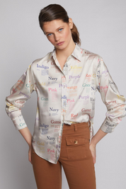 Viligallo Donia Pantone Print Shirt