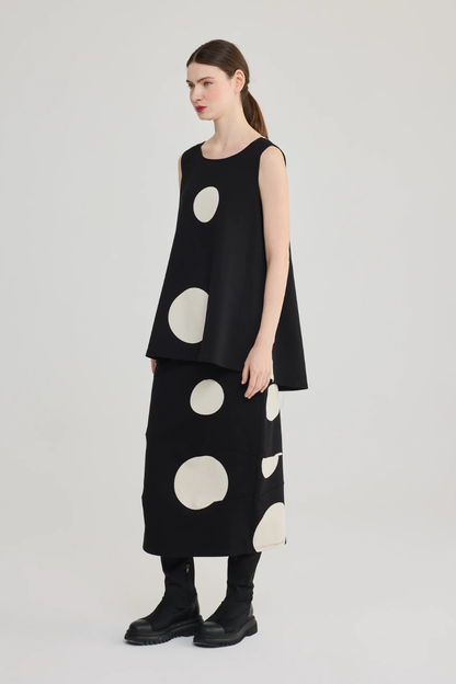 Cotton Dot Skirt