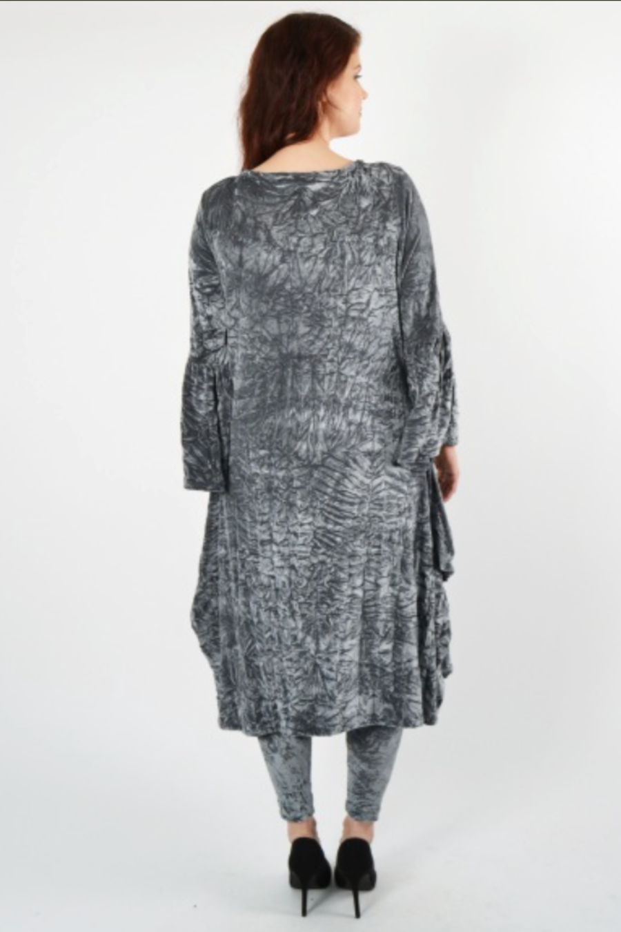 Grey Velvet Sybilla Wrap Dress-VENDOR SAMPLE