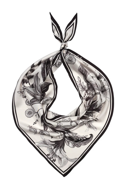 Sunkissed Silk Triangle Scarf