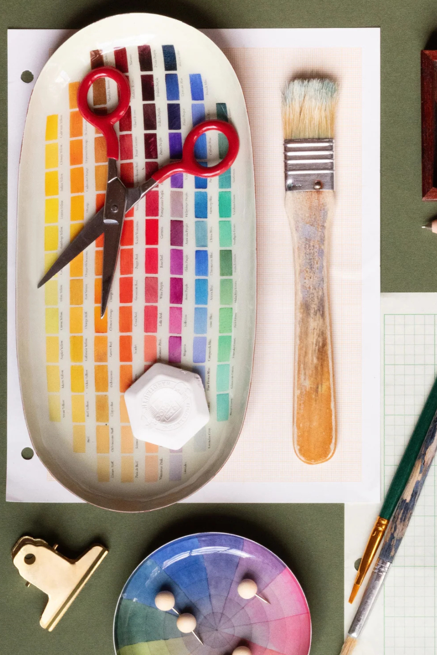 Nomenclature of Colors Oval Enamel Tray-COMING SOON