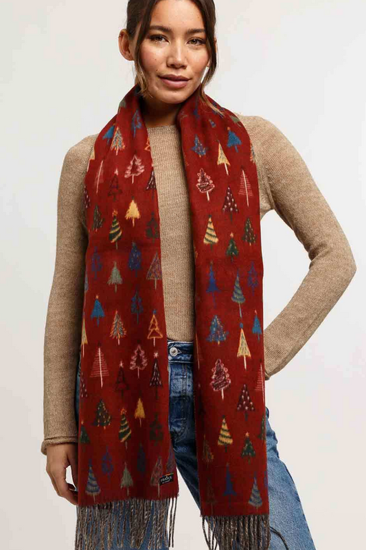 Holiday Trees Cashmink Scarf-COMING SOON