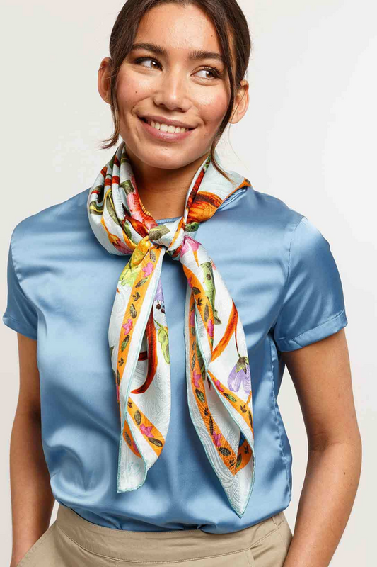 Tree of Life Silk Square Scarf-COMING SOON