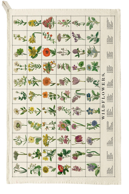 Wildflowers Organic Cotton Tea Towel-COMING SOON