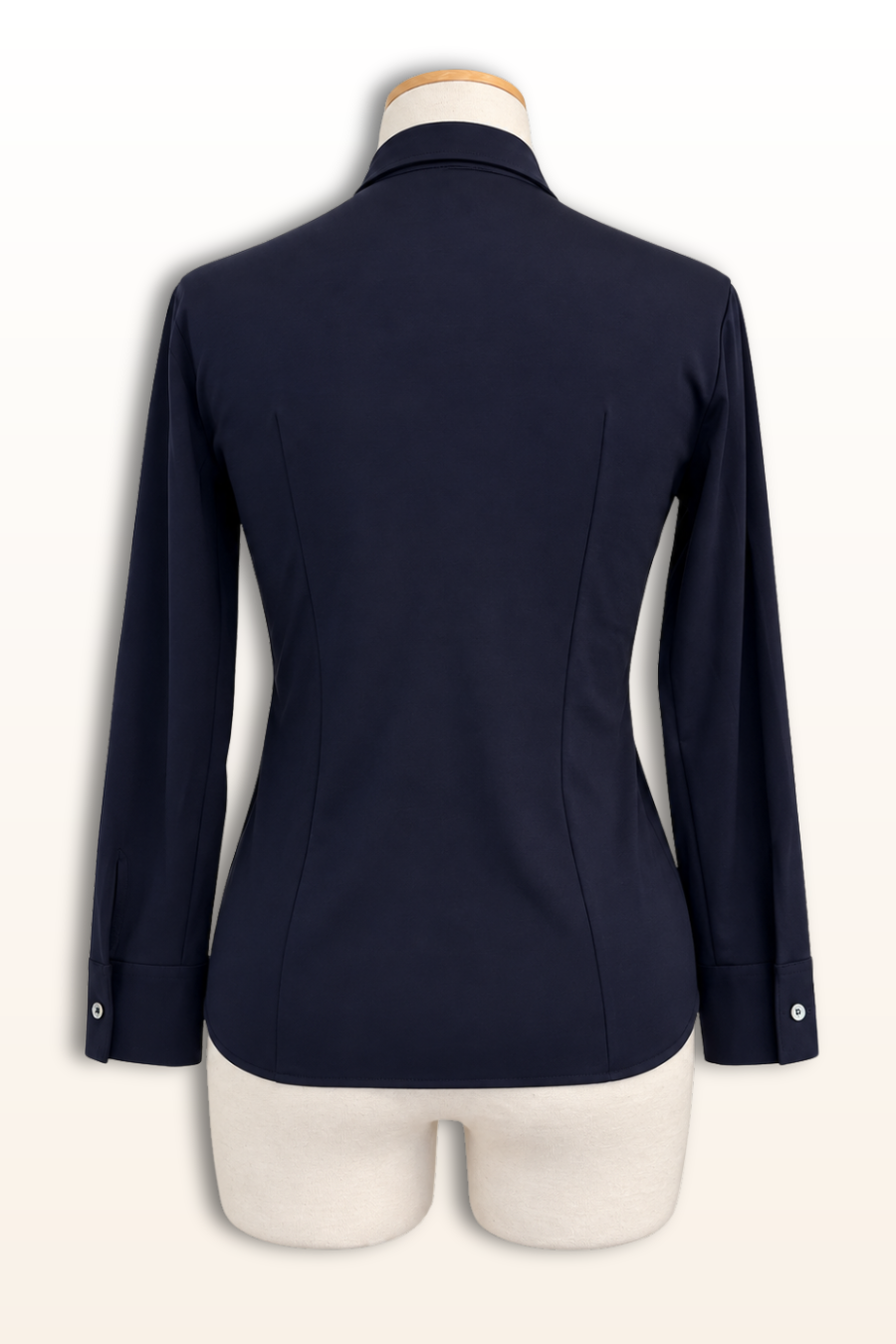 Navy Jersey Blouse