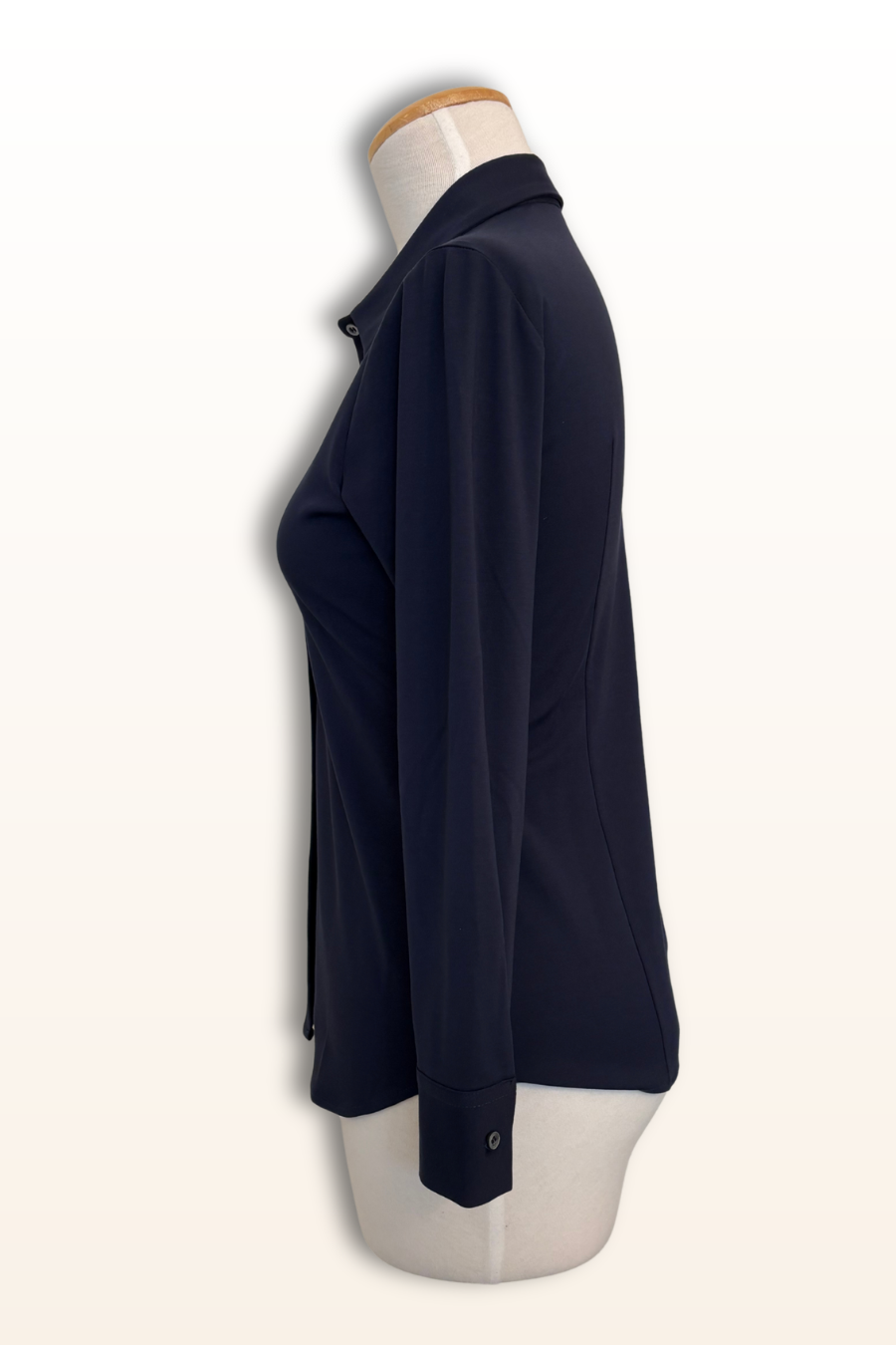 Navy Jersey Blouse