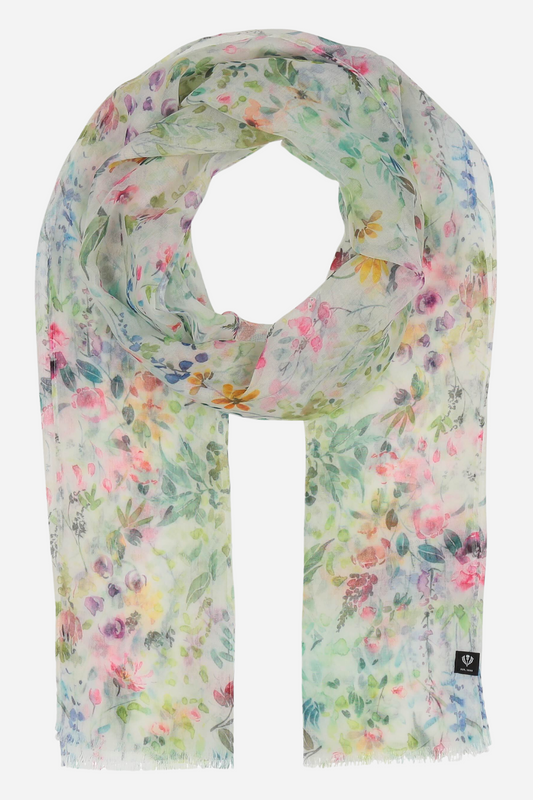 Dainty Flowers Eco-Friendly Oblong Scarf