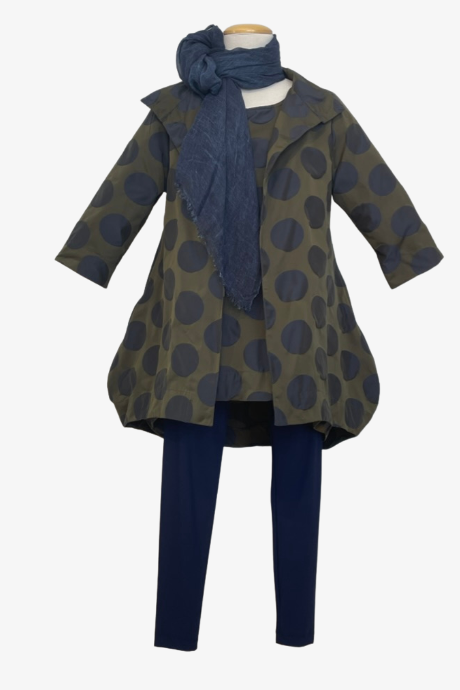 Yael Jacket in Dot Memory Crunch Taffeta