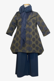 Yael Jacket in Dot Memory Crunch Taffeta