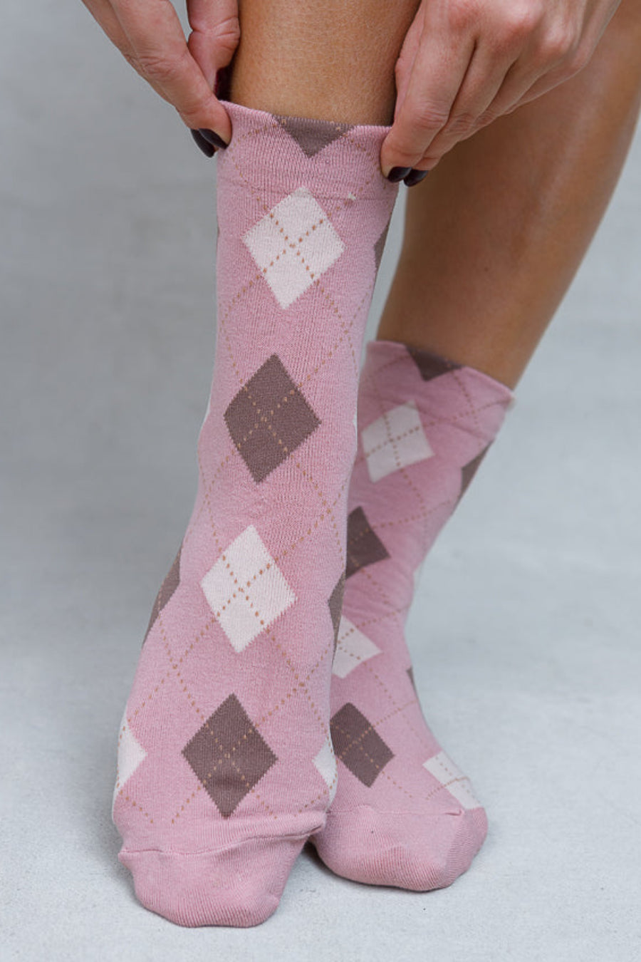 Argyle Ankle Sock