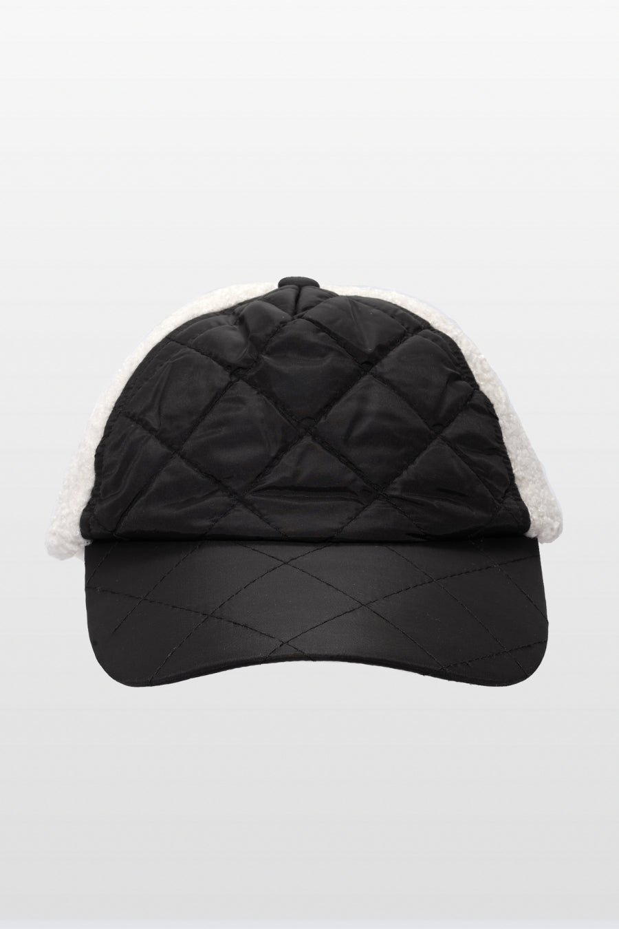 Quilted Sherpa Baseball Hat