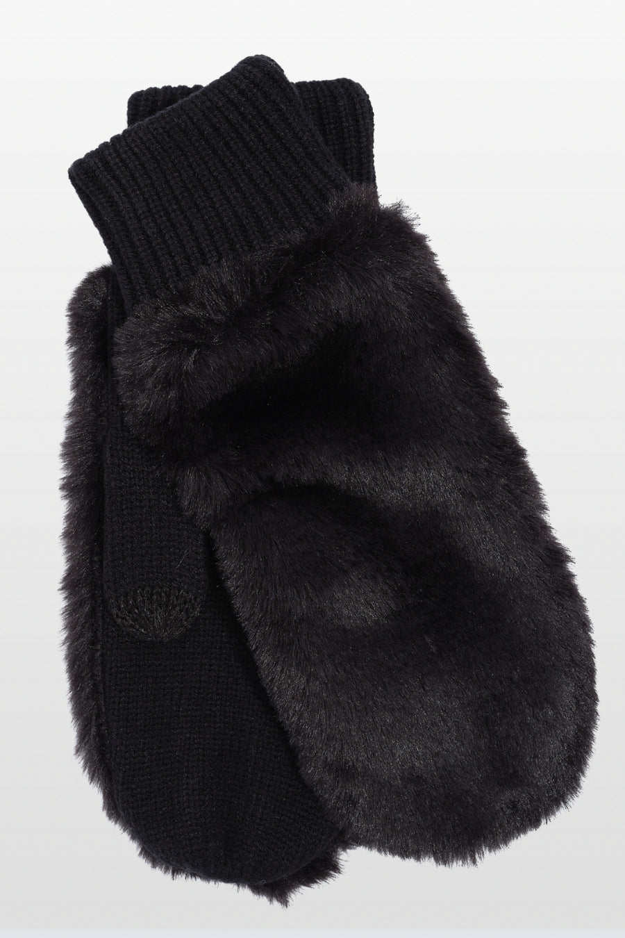 Faux Fur Mitten