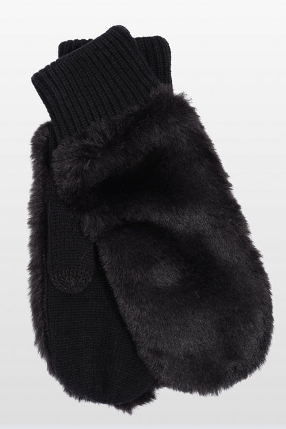 Faux Fur Mitten