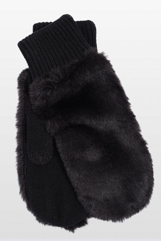 Faux Fur Mitten