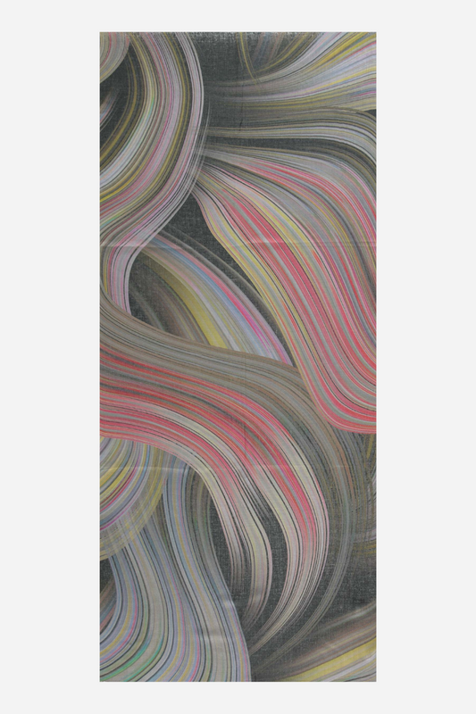 Optic Swirl Sustainable Viscose Scarf