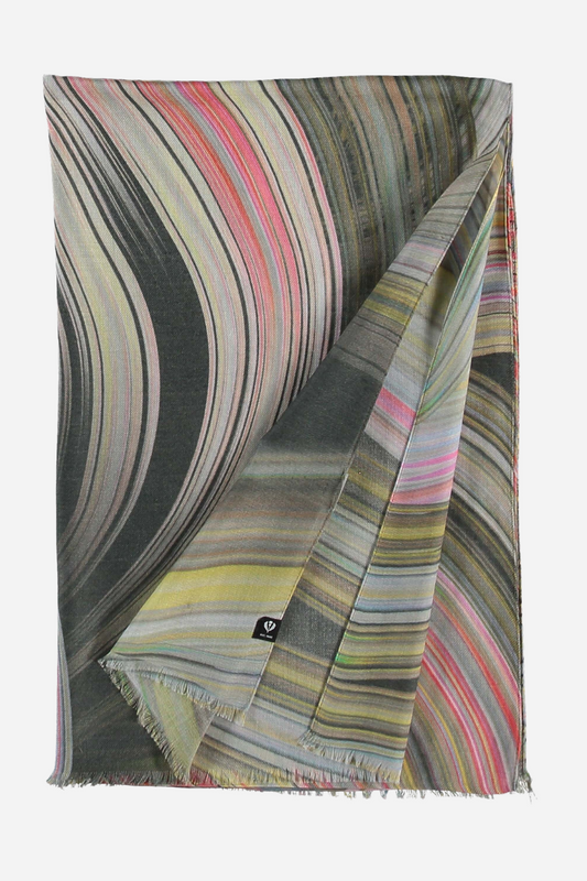 Optic Swirl Sustainable Viscose Scarf