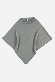 Jersey Knit Cotton Blend Poncho