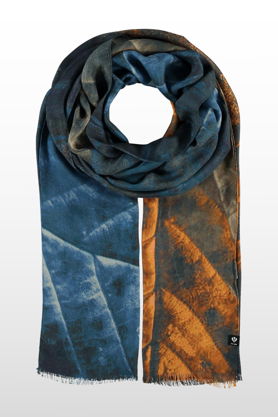 Sustainability Edition Leaf Imprint Scarf