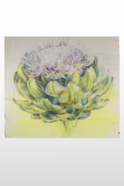 Sustainability Edition Succulent Floral Reclaimed Polyester Square