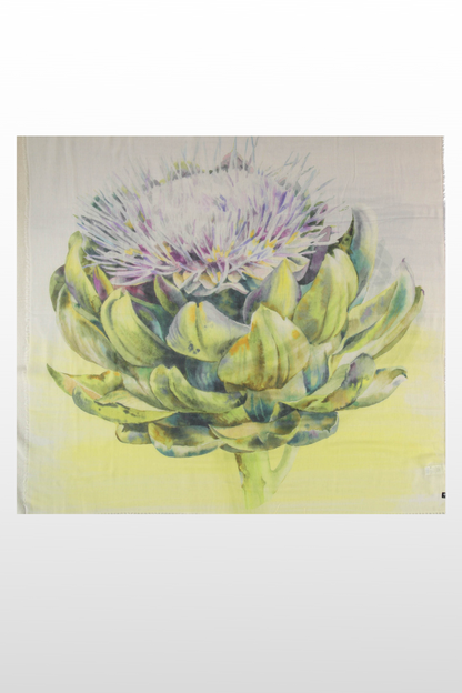 Sustainability Edition Succulent Floral Reclaimed Polyester Square