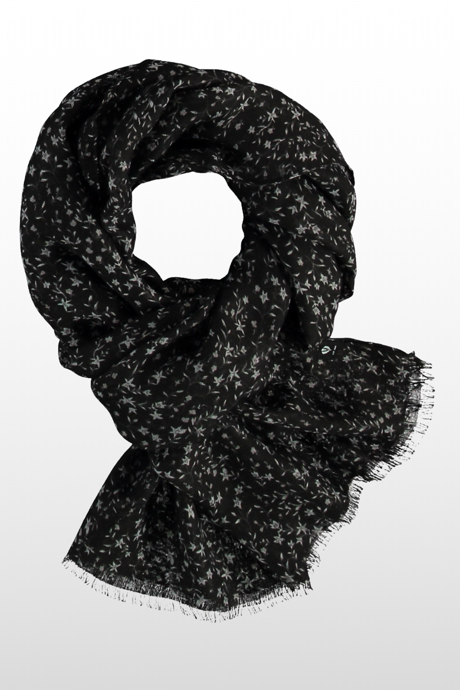 Mille Fleur Polyester Print Scarf