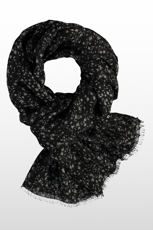 Mille Fleur Polyester Print Scarf