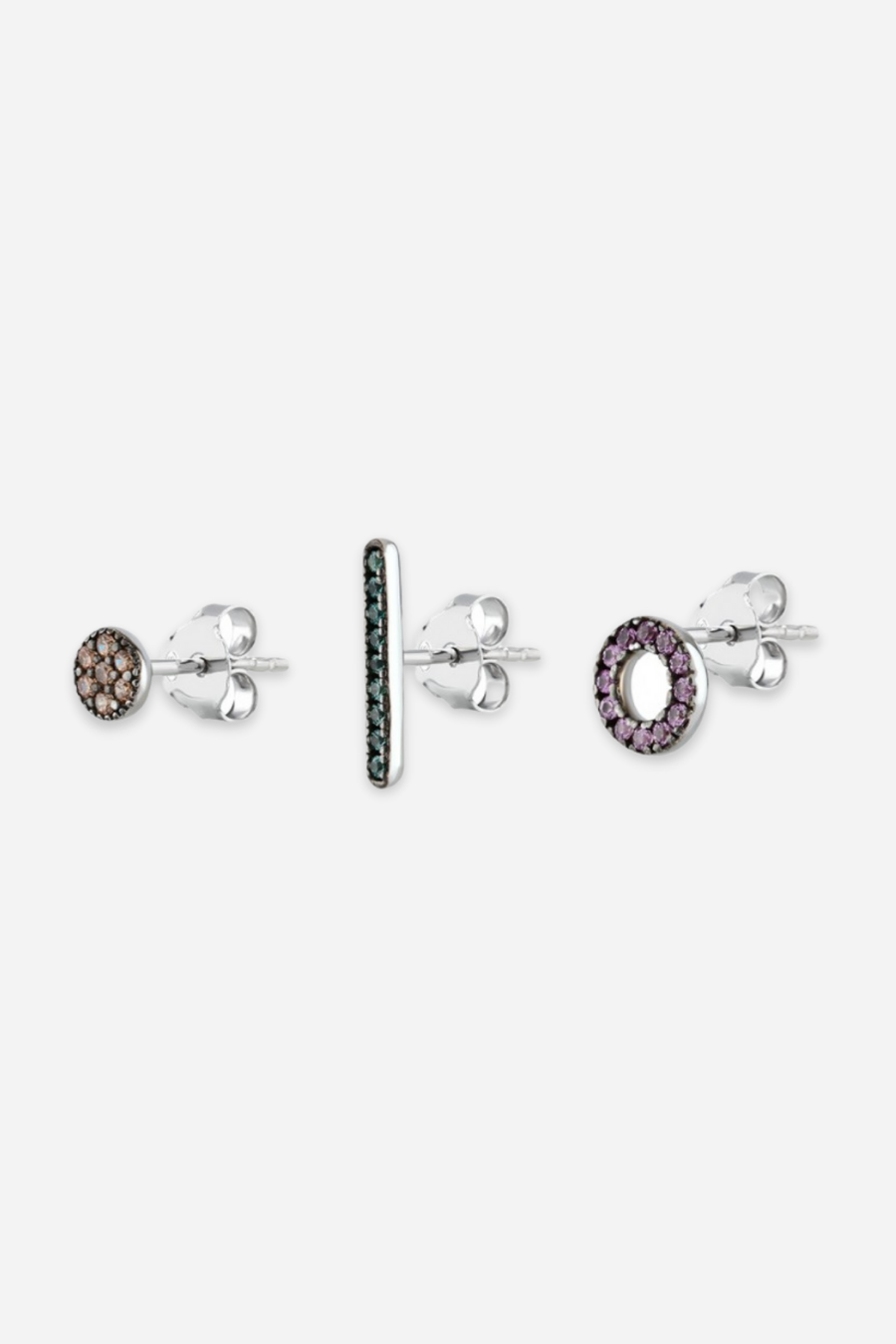 Everyday Multicolour/Multi-Shape Earring Set