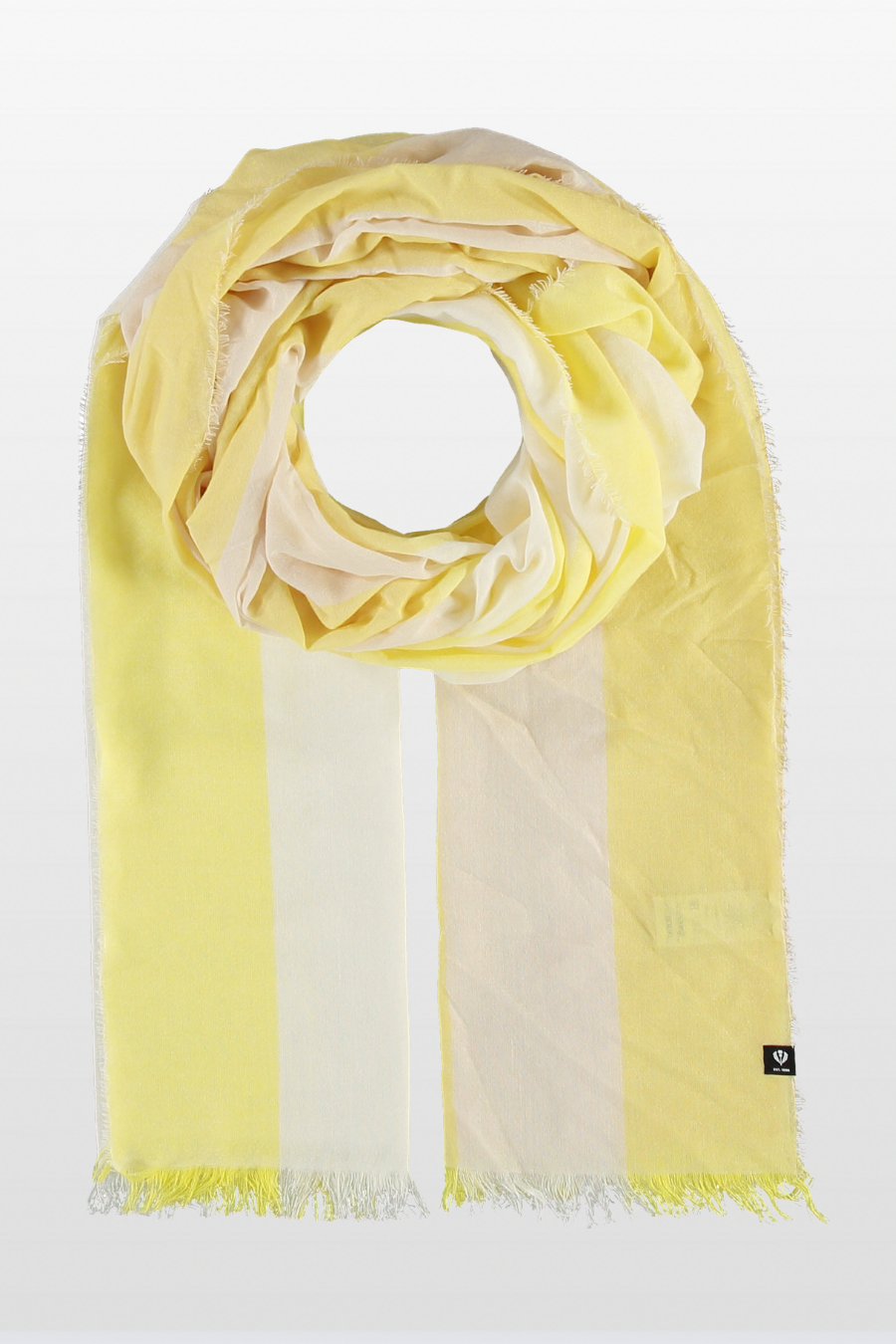 Sustainability Edition: Stola with XXL stripes