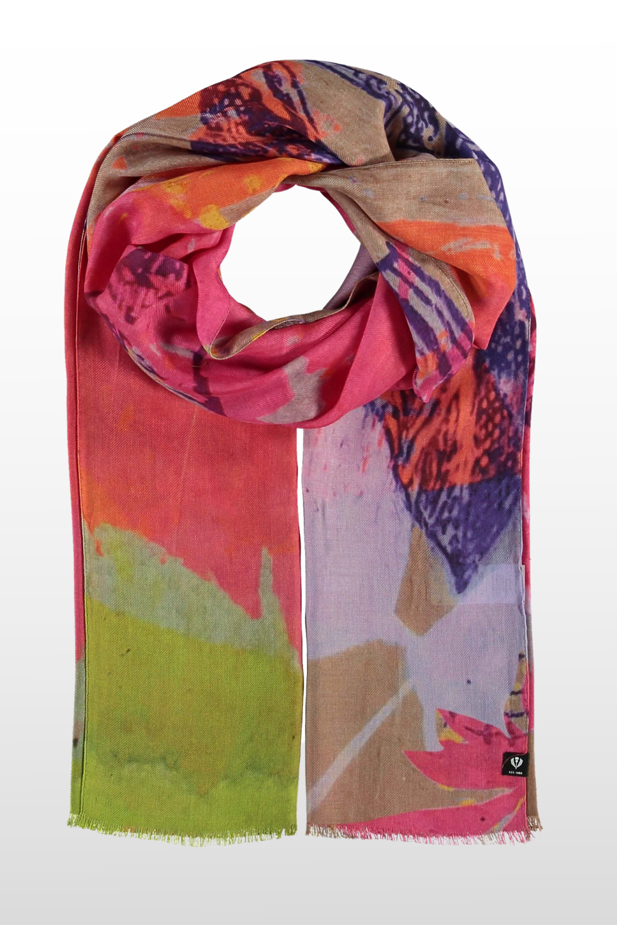 Sustainability Edition Floral Abstract Scarf