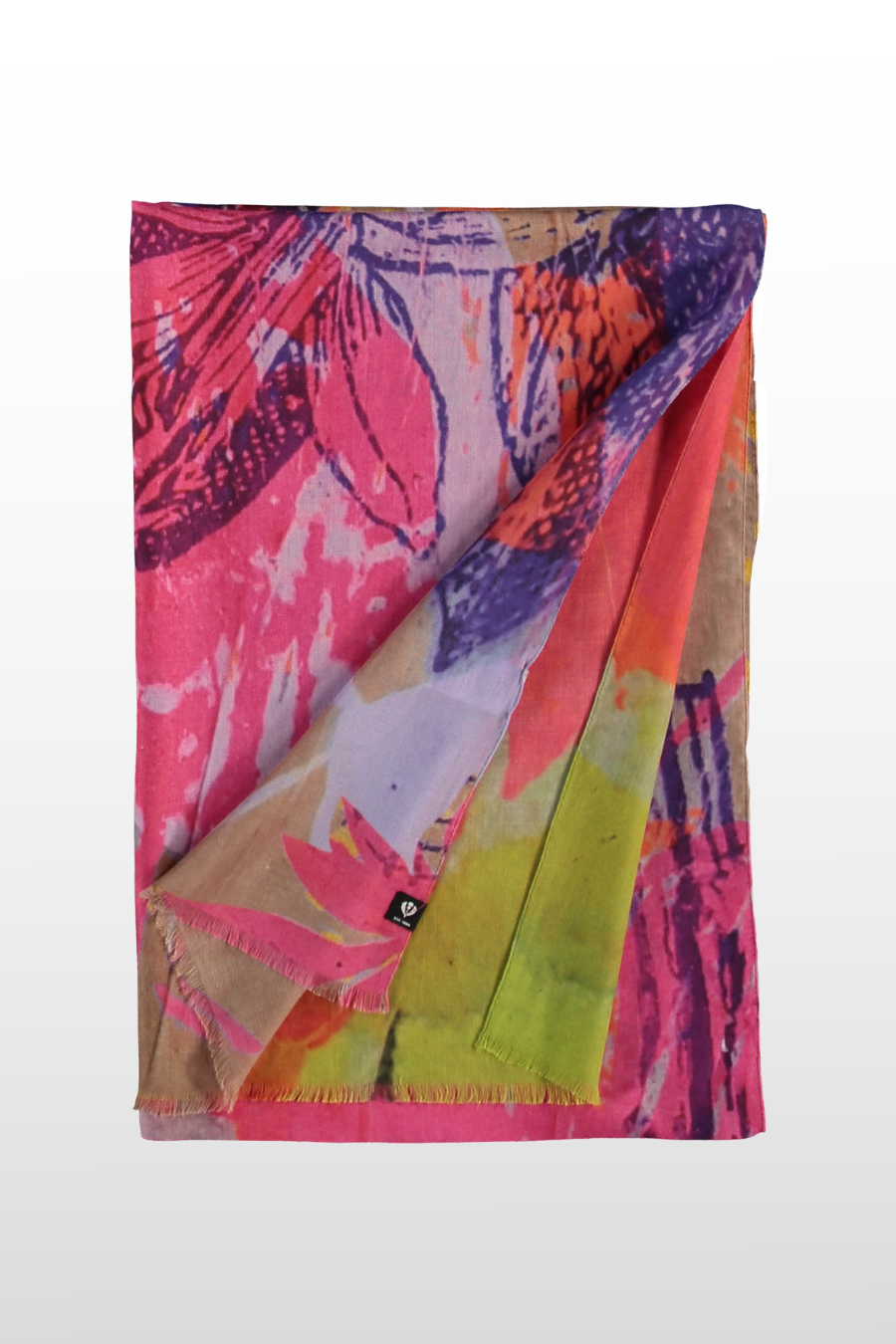Sustainability Edition Floral Abstract Scarf
