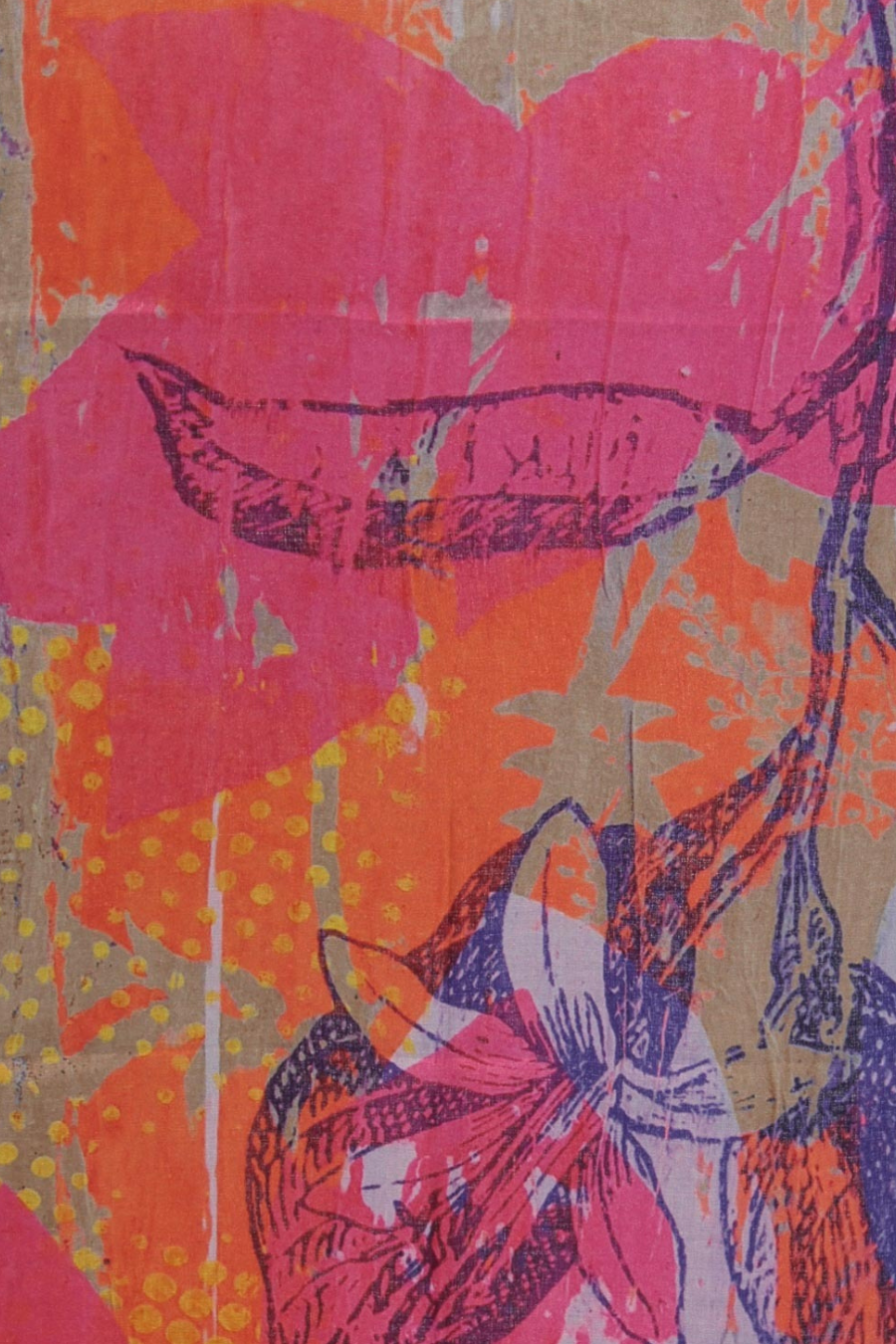 Sustainability Edition Floral Abstract Scarf