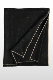 Flecked Metallic Evening Scarf
