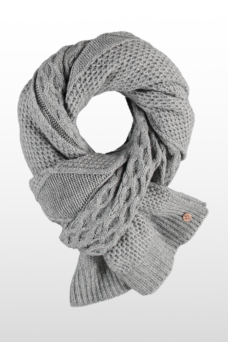 Cable Knit Cashmere Scarf