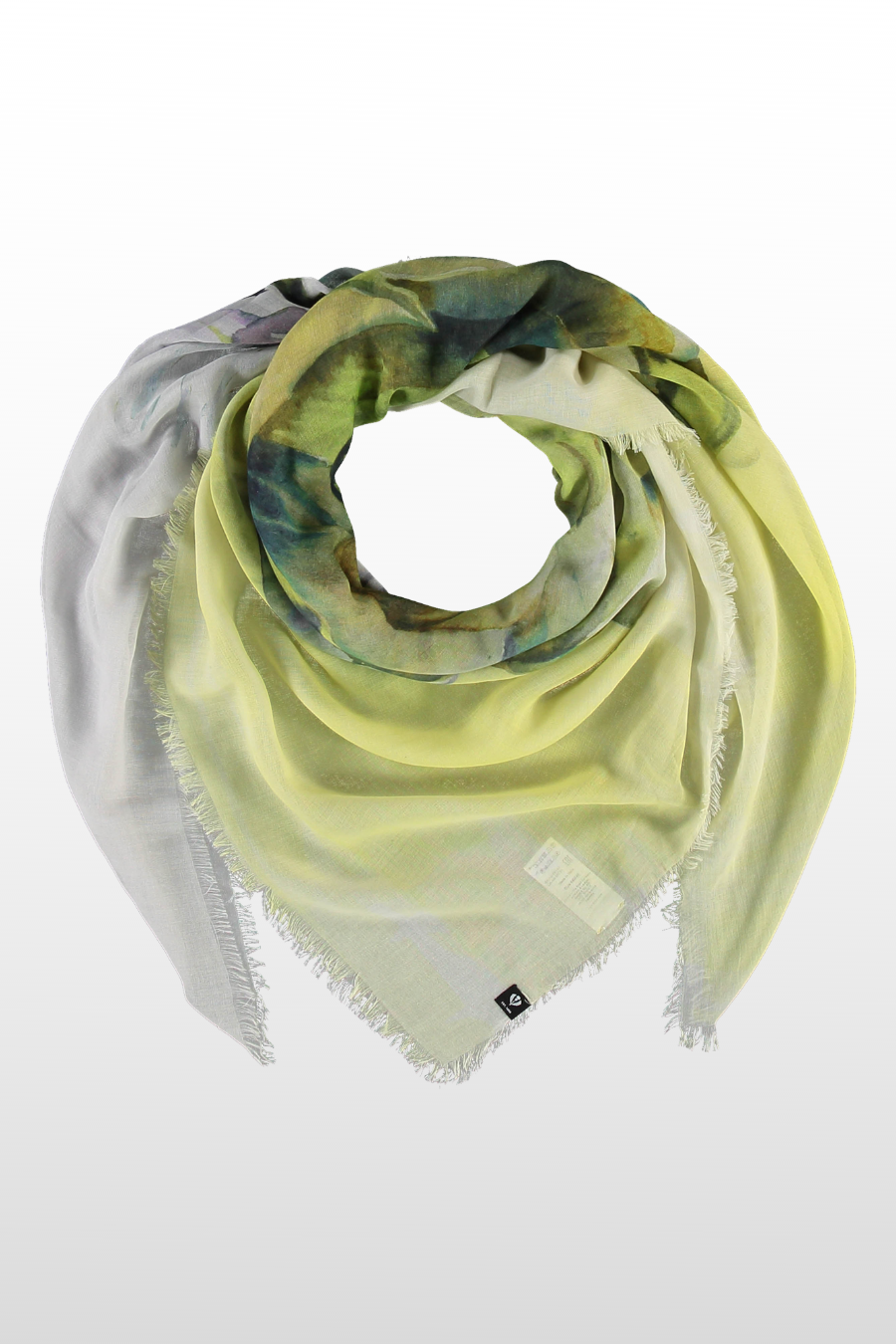 Sustainability Edition Succulent Floral Reclaimed Polyester Square