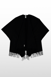 Solid Wool Ruana