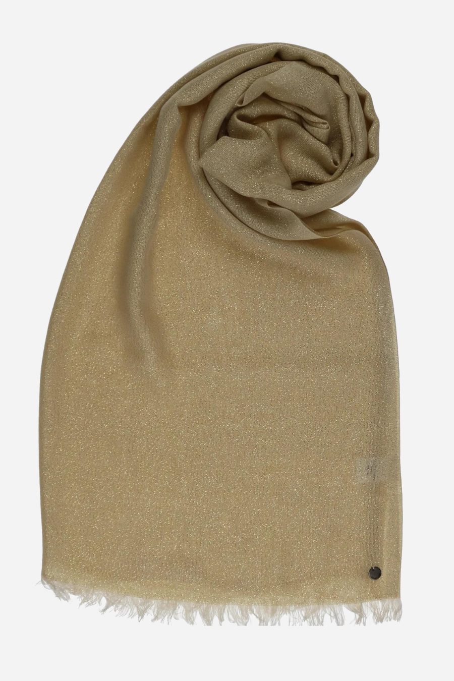Essential Solid Metallic Shimmer Wrap Scarf