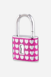 Heart Padlock Earring (Sold Individually)