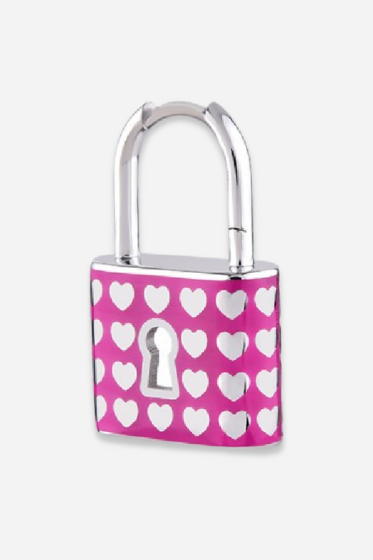 Heart Padlock Earring (Sold Individually)