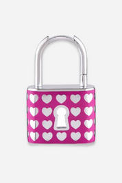 Heart Padlock Earring (Sold Individually)