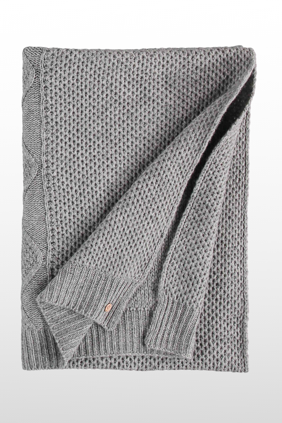 Cable Knit Cashmere Scarf
